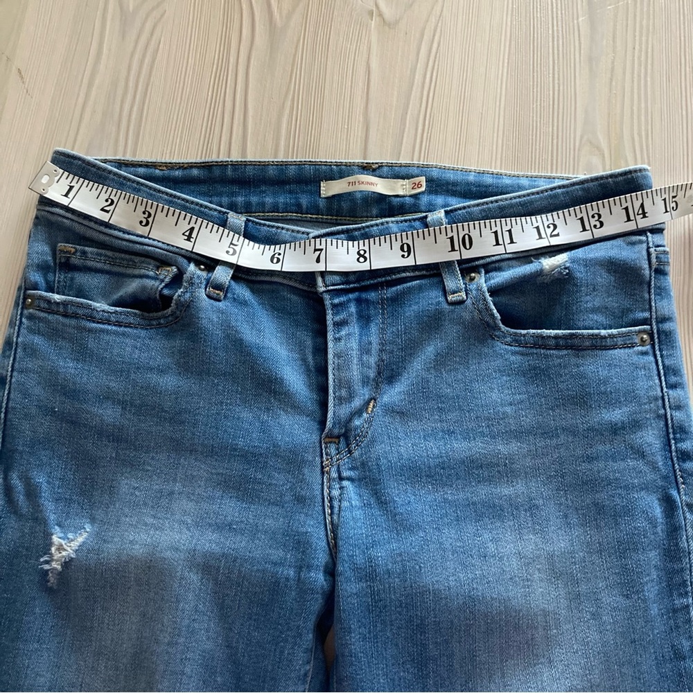 Levi’s 711 Skinny Jeans size 26 - Picture 4 of 13